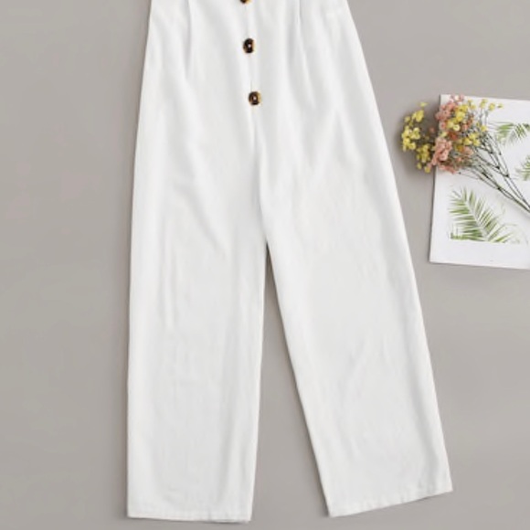 Last One! Bow Tie Back Jumpsuit - Picture 4 of 7